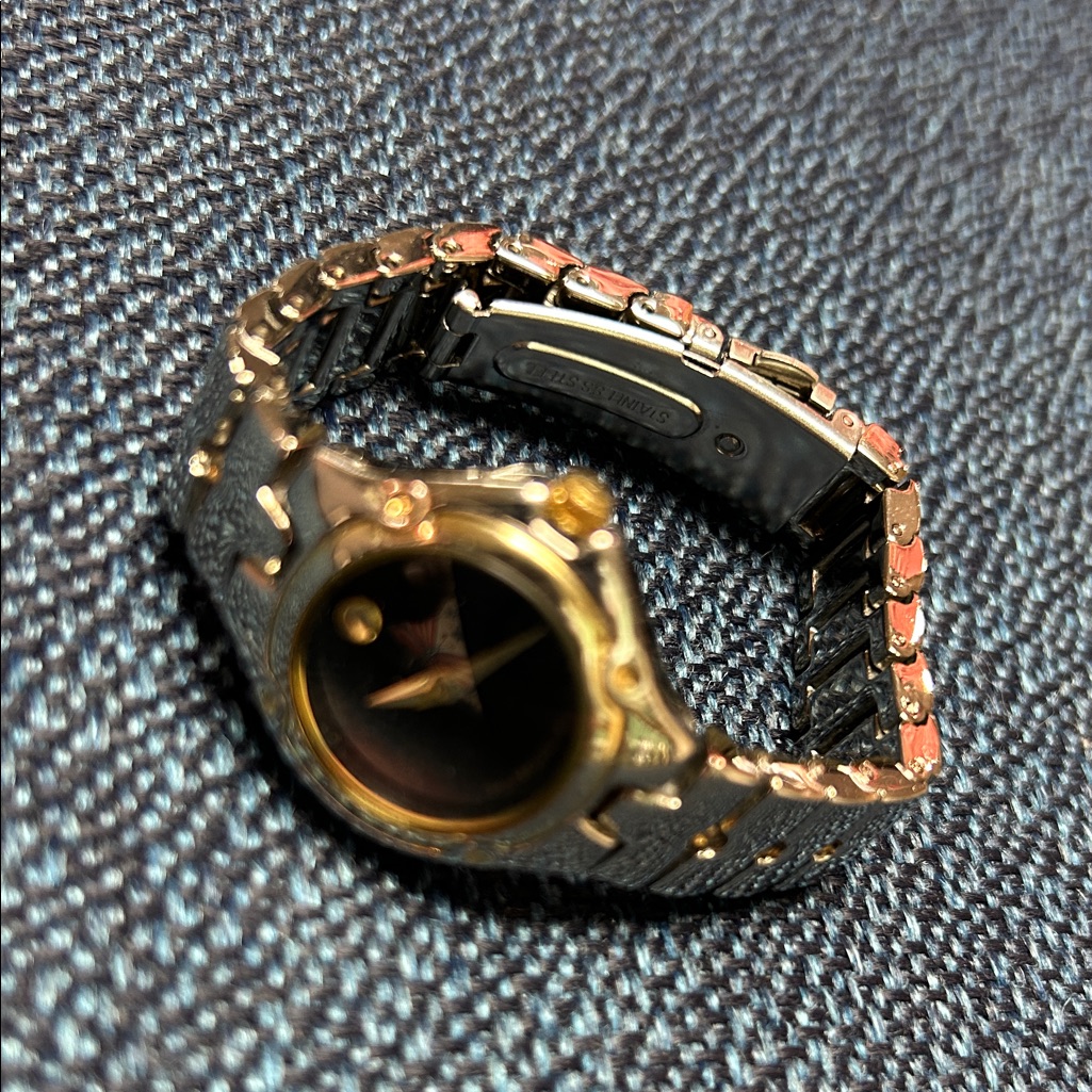 Movado Gold And Silver Watch T4a4028k Since 1881
